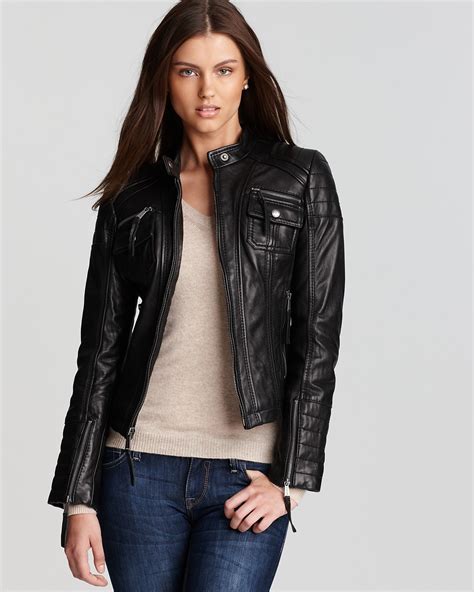 michael kors 2x coat|Michael Kors leather jacket.